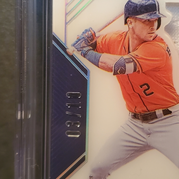 2020 NATIONAL TREASURES ALEX BREGMAN CLEARLY JUMBO SIGNATURES GRADED CSG 9 MINT - Picture 2 of 3